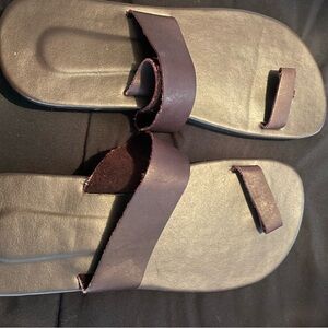 Men's Brown Leather Sandals